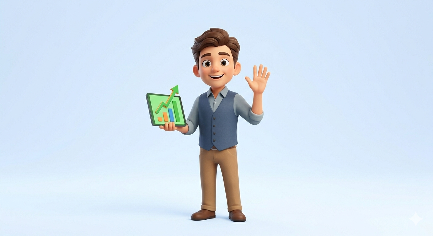 Career Janta Portal mascot waving